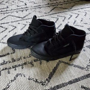 Women's high top canvas restaurant work shoes sz 8